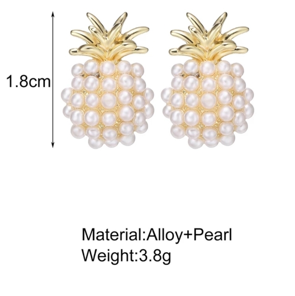 Pineapple Earrings - Picture 3 of 9